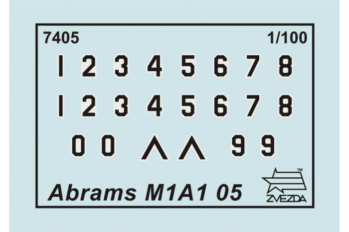 Wargames (HW) tank 7405 - Abrams M1 A1 (1:100)