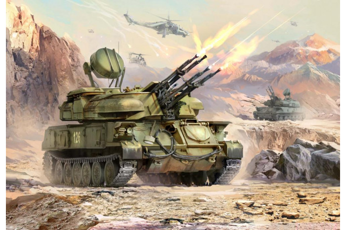 Wargames (HW) military 7419 - Anti-Aircraft Weapon System Shilka (1:100)