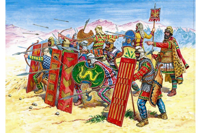 Wargames (AoB) figurky 8006 - Persian Infantry (re-release) (1:72)