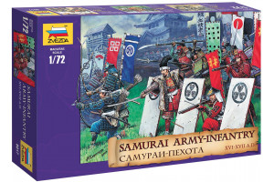 Wargames (AoB) figurky 8017 - Samuray Infantry XVI-XVII A. D. (1:72)