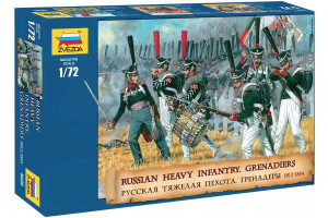 Wargames (AoB) figurky 8020 - Russian Heavy Infantry Grenadiers 1812-1815 (1:72)
