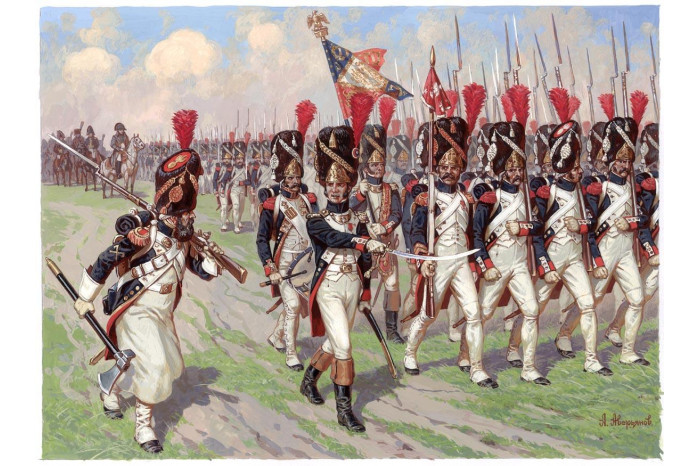 Wargames (AoB) figurky 8030 - French Imperial Old Guards. Grenadiers 1804-1815 (1:72)