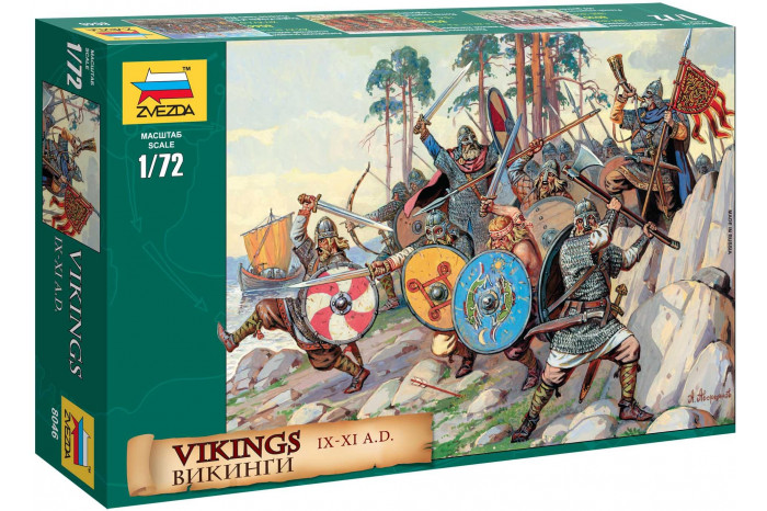 Wargames (AoB) figurky 8046 - Vikings (1:72)
