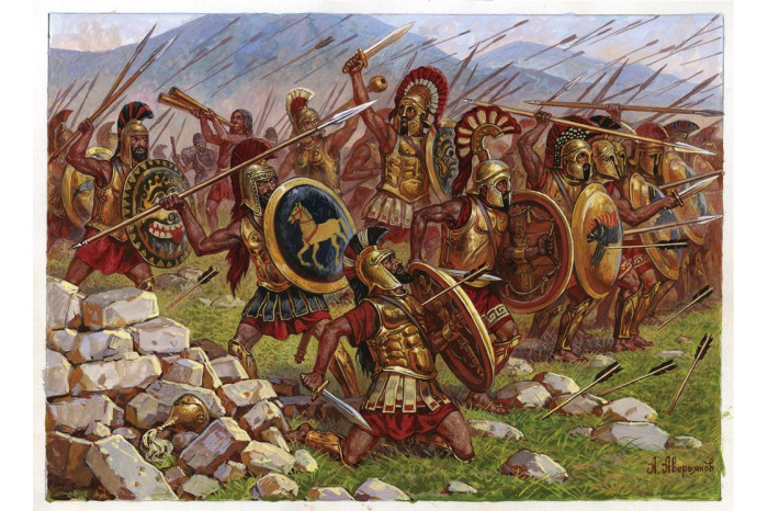 Wargames (AoB) figurky 8068 - Spartiates (1:72)