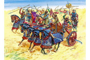 Wargames (AoB) figurky 8008 - Persian Chariot and Cavalry (1:72)