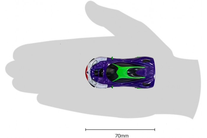 Autodráha MICRO SCALEXTRIC G1155M - Batman vs Joker (Battery Powered) (1:64)