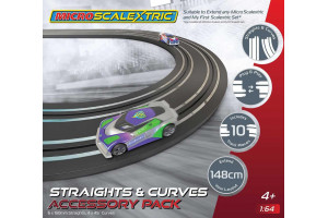 Rozšíření trati MICRO SCALEXTRIC G8045 - Track Extension Pack - Straights & Curves