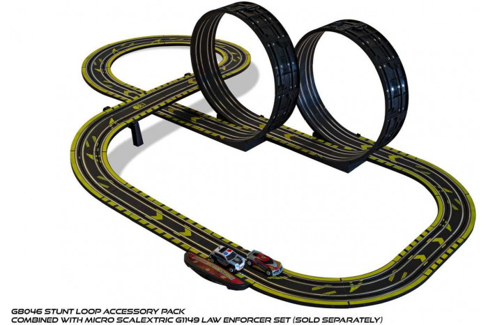 Rozšíření trati MICRO SCALEXTRIC G8046 - Track Stunt Extension Pack - Stunt Loop
