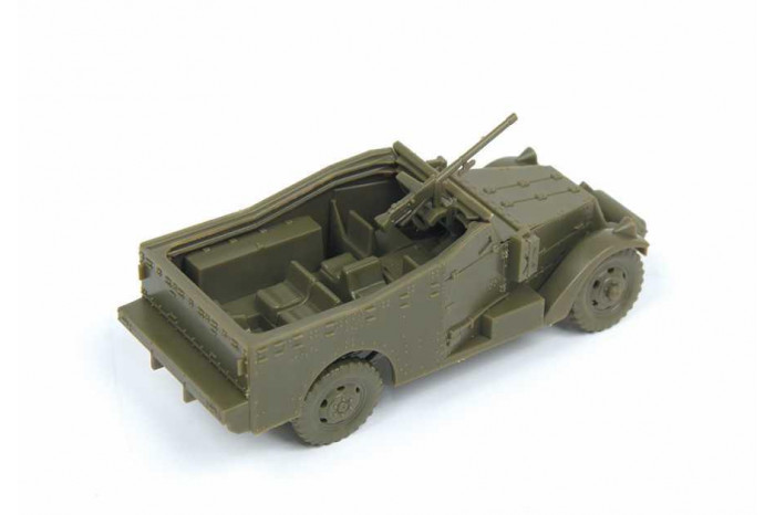 Wargames (WWII) military 6273 - Soviet M-3 Scout Car with Machine Gun (1:100)