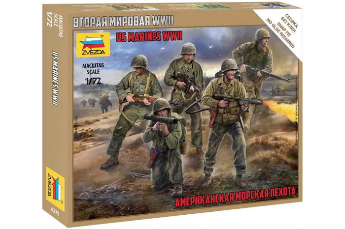 Wargames (WWII) figurky 6279 - US Marines (1:72)