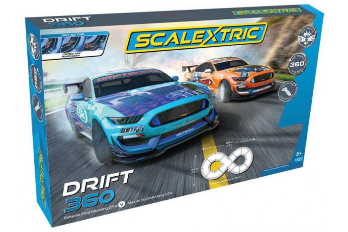 Autodráha SCALEXTRIC C1421P - Drift 360 Race Set (1:32)