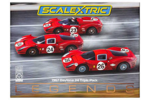 Autíčko GT SCALEXTRIC C4391A - 1967 Daytona 24 Triple Pack (1:32)