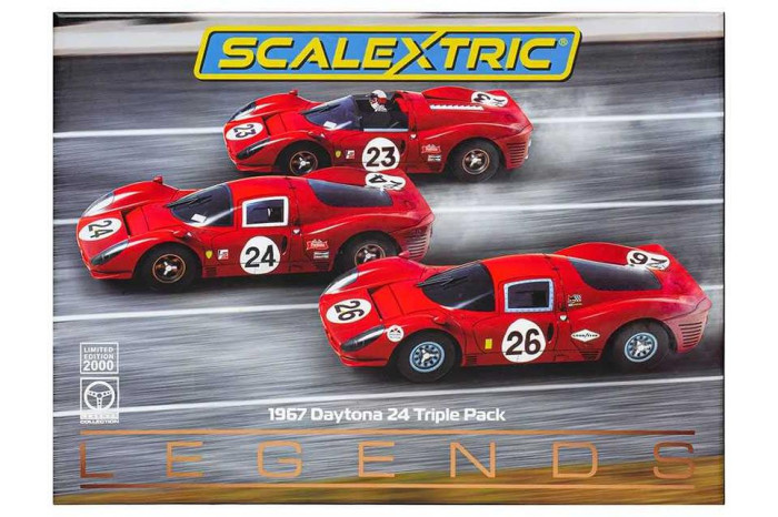 Autíčko GT SCALEXTRIC C4391A - 1967 Daytona 24 Triple Pack (1:32)