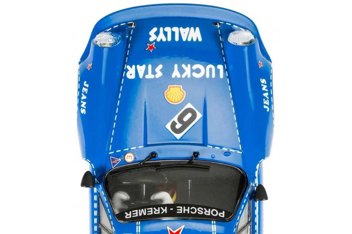 Autíčko GT SCALEXTRIC C4398 - Porsche 911 Carrera RSR 3.0 - Wallys Jeans (1:32)