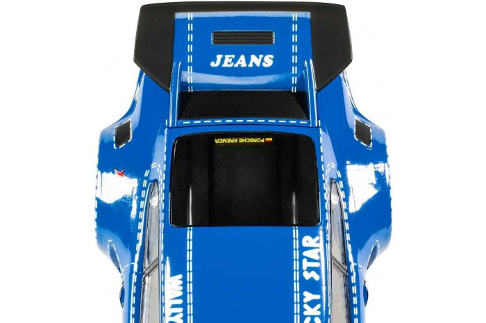 Autíčko GT SCALEXTRIC C4398 - Porsche 911 Carrera RSR 3.0 - Wallys Jeans (1:32)