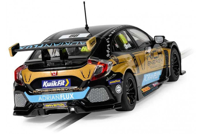Autíčko Touring SCALEXTRIC C4409 - Honda civic FK8 Type R - BTCC 2022 -BTC Racing Josh Cook (1:32)