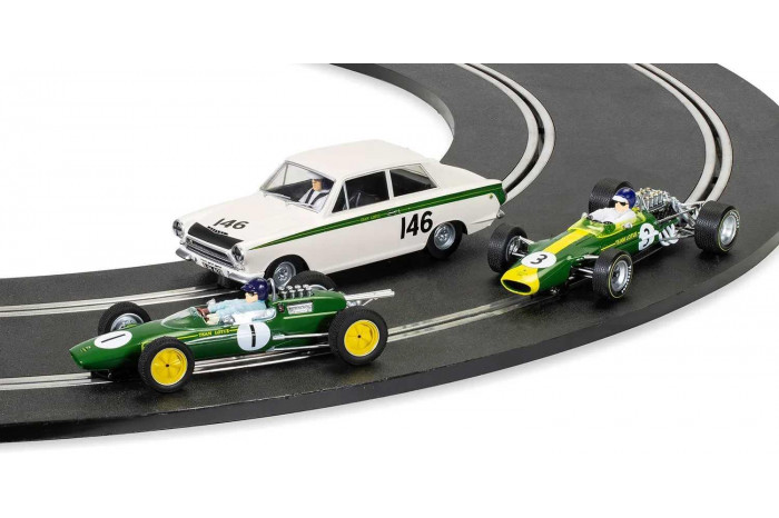 Autíčko Single Seater SCALEXTRIC C4395A - Jim Clark Collection Triple Pack (1:32)