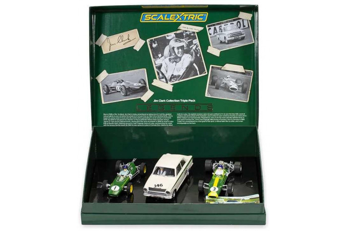 Autíčko Single Seater SCALEXTRIC C4395A - Jim Clark Collection Triple Pack (1:32)