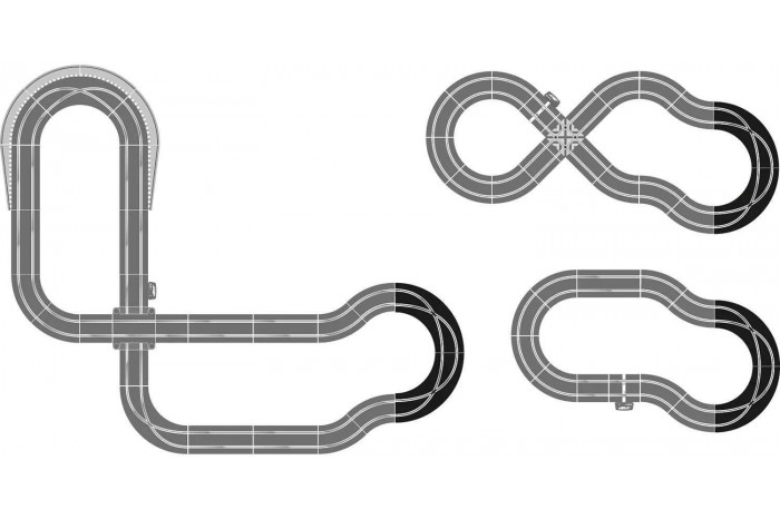 Rozšíření trati SCALEXTRIC C8193 - Racing Curves Track Accessory Pack