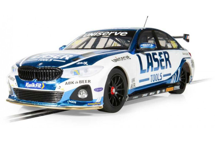 Autíčko Touring SCALEXTRIC C4526 - BMW 330e NGTC  - Laser Tools - Jake Hill 2023 (1:32)