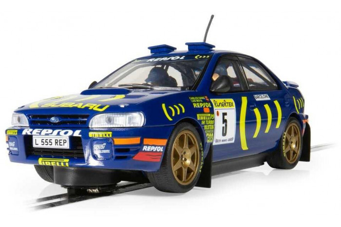 Autíčko Rally SCALEXTRIC C4555 - Subaru Impreza WRX - 1995 Carlos Sainz (1:32)