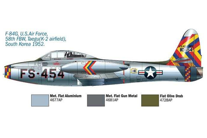 Model Kit letadlo 1321 - F/84G THUNDERJET(1:72)