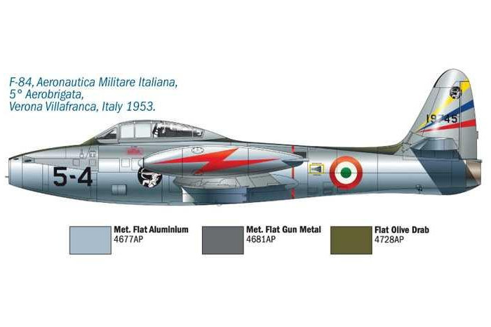 Model Kit letadlo 1321 - F/84G THUNDERJET(1:72)