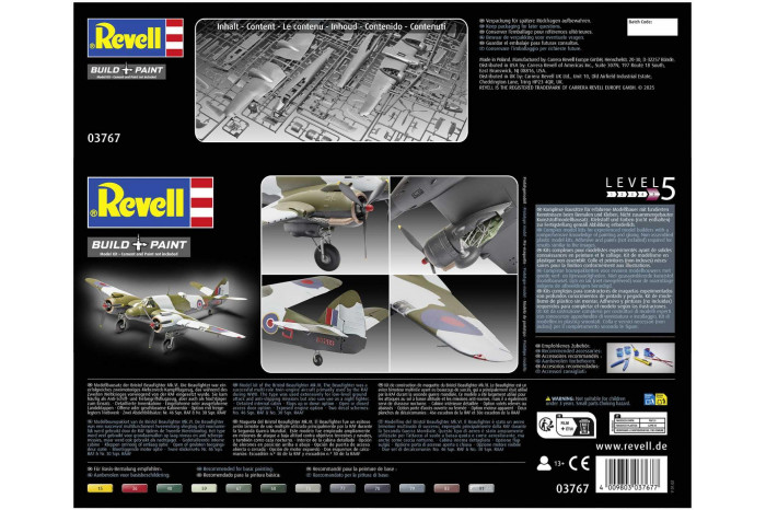 Plastic ModelKit letadlo 03767 - Bristol Beaufighter Mk. VI (1:48)