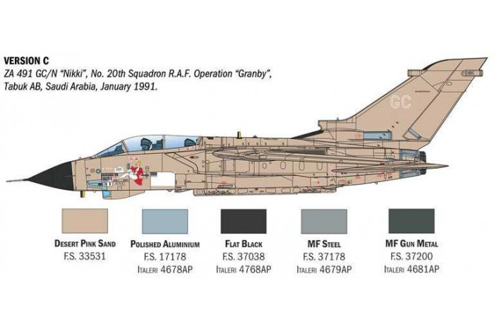 Model Kit letadlo 2521 - Tornado GR.1/IDS (1:32)