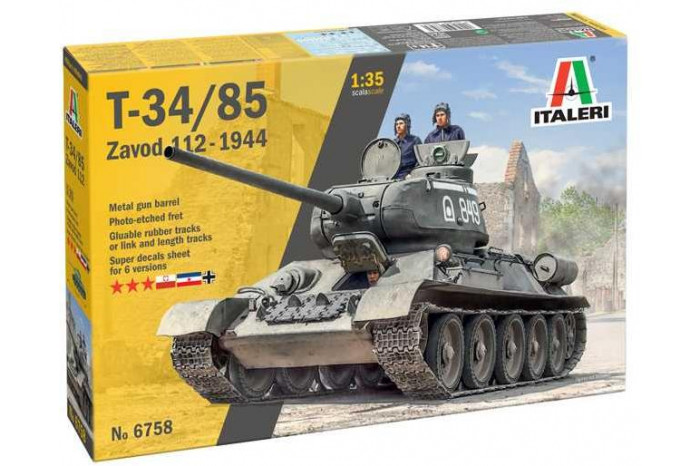 Model Kit tank 6758 - T34/85 Zavod 112 Mod. 1944 (1:35)