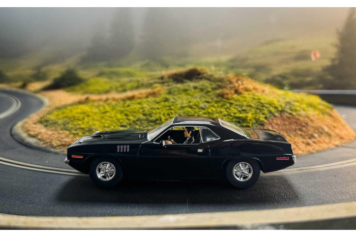 Autíčko Film & TV SCALEXTRIC C4595 - John Wick Plymouth Barracuda - John Wick Chapter 4 (1:32)