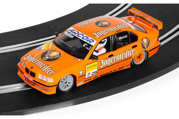 Autíčko Touring SCALEXTRIC C4624 - BMW E36 320i - STW 1996 - Jagermeister (1:32)