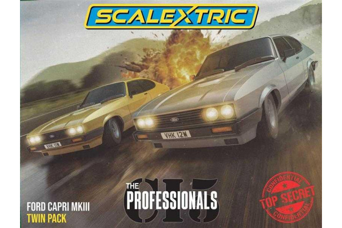Autíčko Film & TV SCALEXTRIC C4642 - The Professionals Capri Twin Pack (1:32)