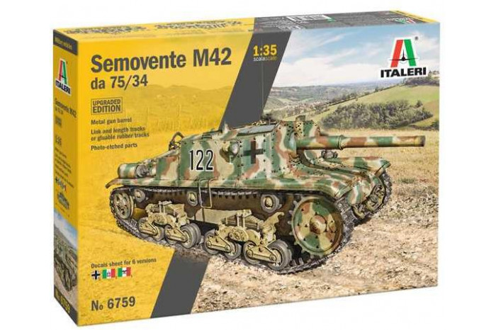 Model Kit military 6759 - Semovente M42 da 75/34 Upgrade Edition (1:35)
