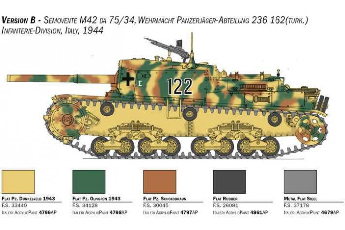 Model Kit military 6759 - Semovente M42 da 75/34 Upgrade Edition (1:35)