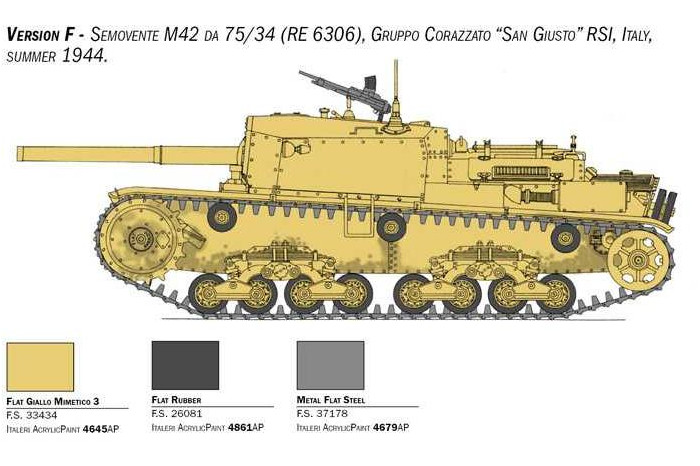 Model Kit military 6759 - Semovente M42 da 75/34 Upgrade Edition (1:35)