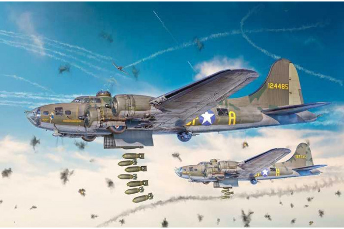 Model Kit letadlo 1487 - B-17F Flying Fortress (1:72)