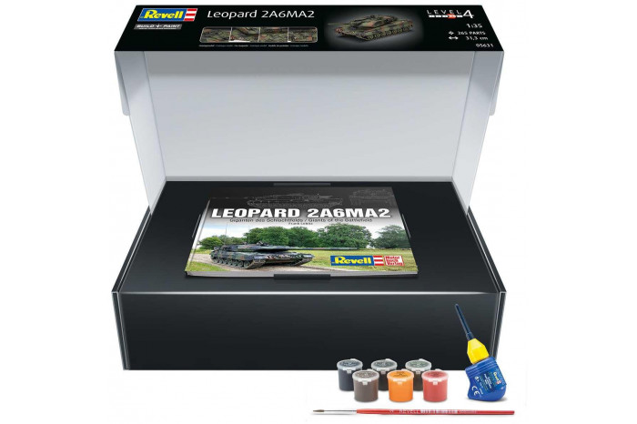 Gift-Set tank 05631 - 70 Years Bundeswehr: Leopard 2 A6A2 (Exclusive Edition) (1:35)