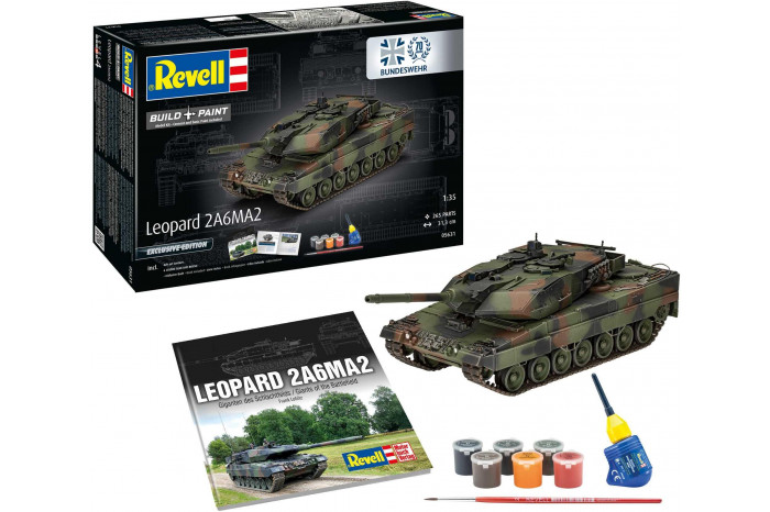 Gift-Set tank 05631 - 70 Years Bundeswehr: Leopard 2 A6A2 (Exclusive Edition) (1:35)