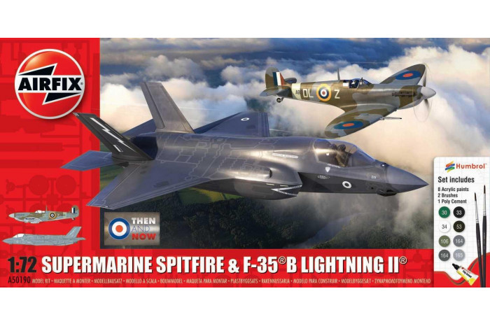 Gift Set letadlo A50190 - 'Then and Now' Spitfire Mk.Vc & F-35B Lightning II (1:72)