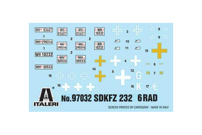 Model Kit military 97032 - Sd.Kfz. 232. 6 Rad (1:72)