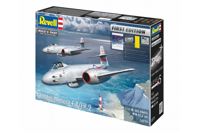 Plastic ModelKit letadlo 03779 - Gloster Meteor F.8/FR.9 (First Edition) (1:32)