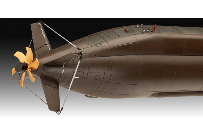 Plastic ModelKit ponorky 05186 - 70 Years Bundeswehr:Wilhelm Bauer,Type 206A,Class2 (1:144)