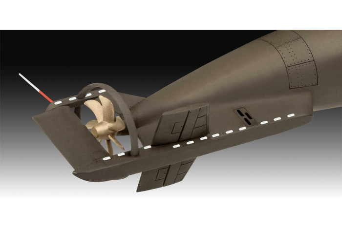 Plastic ModelKit ponorky 05186 - 70 Years Bundeswehr:Wilhelm Bauer,Type 206A,Class2 (1:144)