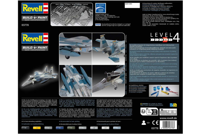 Plastic ModelKit letadlo 03778 - Boeing F-15C Eagle (1:72)