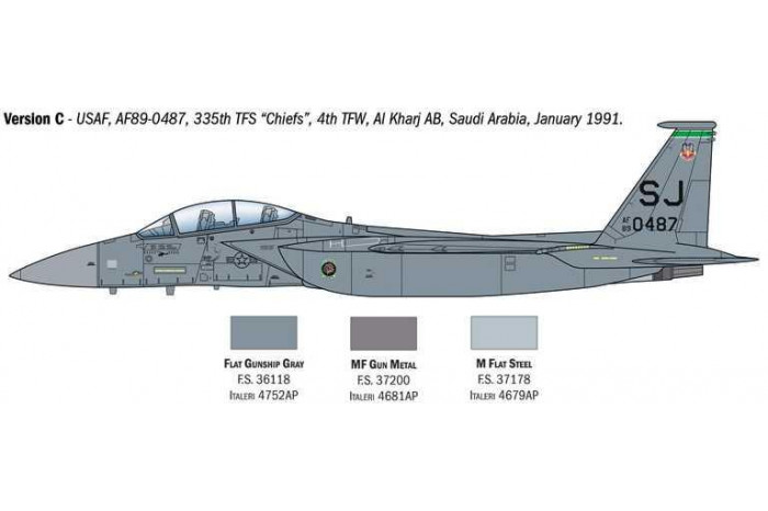 Model Kit letadlo 90166 - F-15E Strike Eagle (1:72)