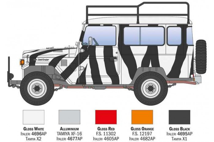 Model Kit auto 3681 - Toyota Safari (1:24)