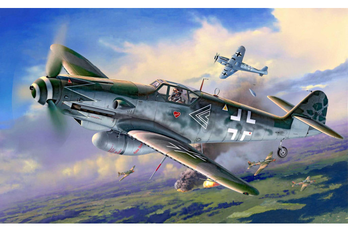 Plastic ModelKit letadlo 03752 - Messerschmitt Bf109G-10 Erla (1:32)