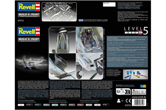 Plastic ModelKit letadlo 03752 - Messerschmitt Bf109G-10 Erla (1:32)