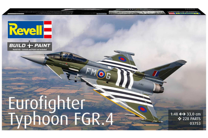 Plastic ModelKit letadlo 03753 - Eurofighter Typhoon FGR.4 (1:48)